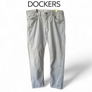 DOCKERS Work Chinos | Light Grey | 34/32